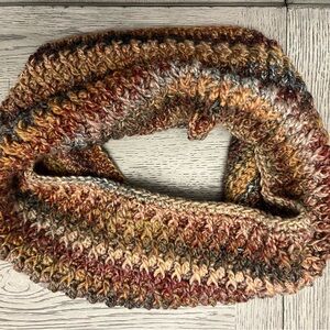 Multicolor Knit Infinity Scarf
